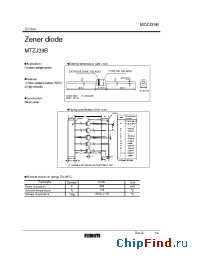 Datasheet MTZJ16B manufacturer Rohm